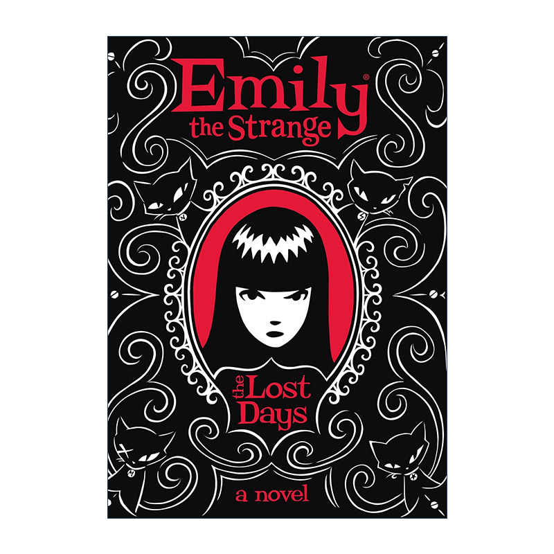 英文原版 Emily the Strange Lost Days 怪异的艾米莉4 失去的日子 美国经典漫画人物小说 儿童章节书 精装 进口英语原版书籍