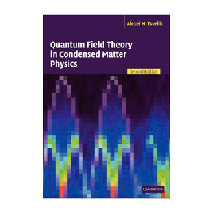 英文原版 Quantum Field Theory in Condensed Matter Physics 凝聚态物理学中的量子场论 Alexei M. Tsvelik 英文版 进口书籍