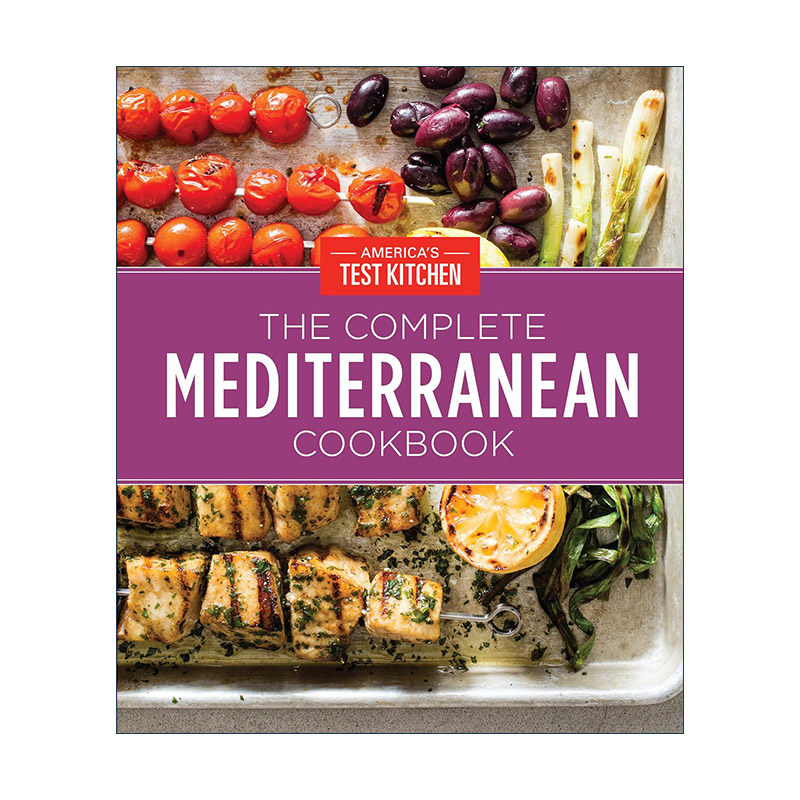 英文原版The Complete Mediterranean Cookbook Gift Edition地中海美食大全500种可靠食谱精装礼物收藏版 America's Test Kitchen
