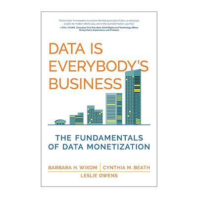 英文原版 Data Is Everybody's Business The MIT Press 数据是每个人的事 数据货币化指南 福布斯年度十大科技图书 英文版