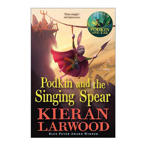 英文原版 Podkin and the Singing Spear 兔武士英雄传奇7 波德金与歌唱之矛 英文版 进口英语原版书籍