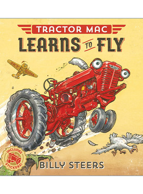 Tractor Mac Learns to Fly 红色大拖拉机麦克学飞  儿童绘本