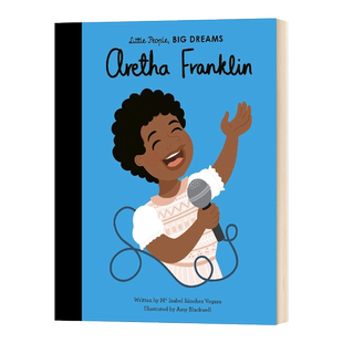 小人物大梦想 艾瑞莎·富兰克林 精装 Aretha Franklin 英文原版儿童绘本 进口英语书籍