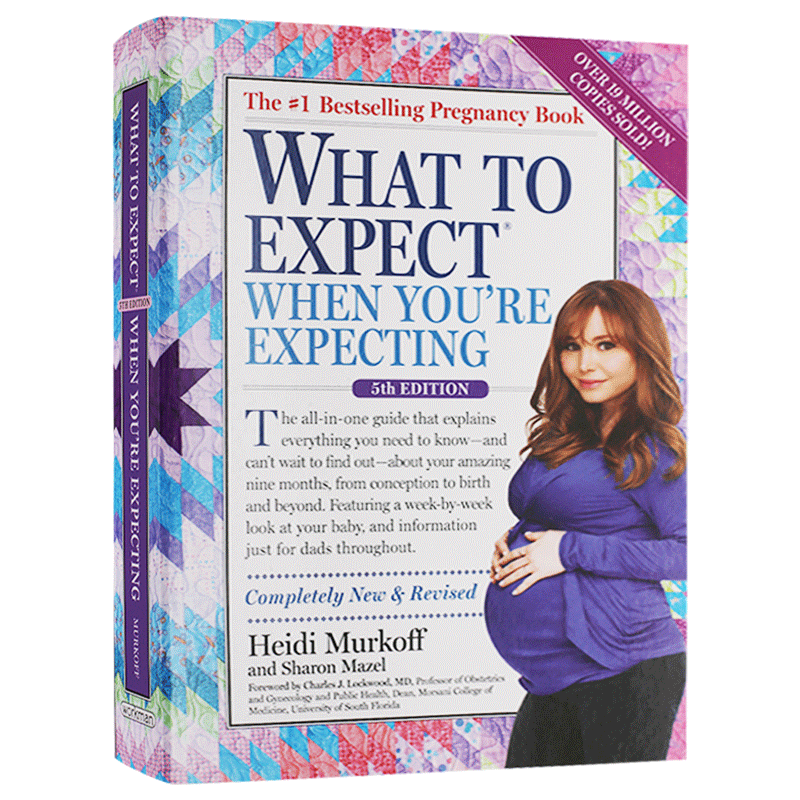 海蒂怀孕大百科 第5版 What to Expect When You're Expectin 孕期指导指南 生活健康 Heidi Murkoff 英文原版保健养生读物书籍