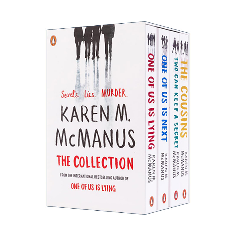 英文原版 Karen M. McManus Boxset 卡伦·M.麦克马纳斯 畅销小说谁在说谎系列 四册盒装 英文版 进口英语原版书籍