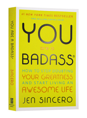 你是个惯犯 如何停止怀疑自身的优点和展开美好的人生 You Are a Badass 一本告诉你如何实现自我的畅销书 英文版英语书
