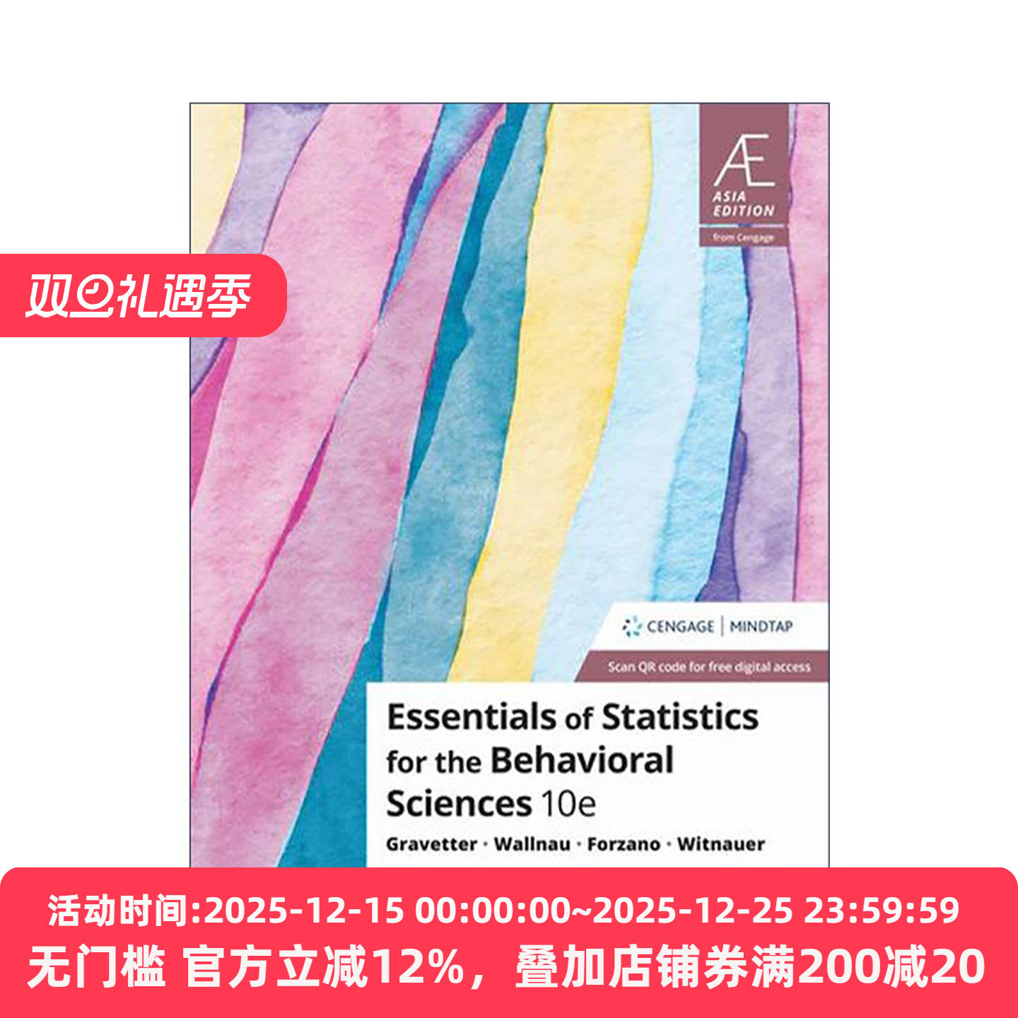 英文原版 Essentials of Statistics Behavioral Sciences 行为科学统计精要 第10版 英文版 进口英语原版书籍