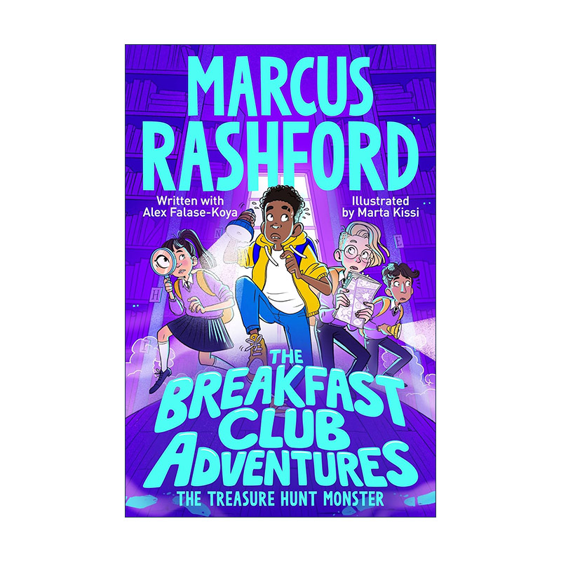 英文原版 The Breakfast Club Adventures The Treasure Hunt Monster 早餐俱乐部 寻宝怪兽 儿童友谊冒险章节桥梁书 英文版