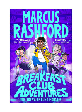 英文原版 The Breakfast Club Adventures The Treasure Hunt Monster 早餐俱乐部 寻宝怪兽 儿童友谊冒险章节桥梁书 英文版