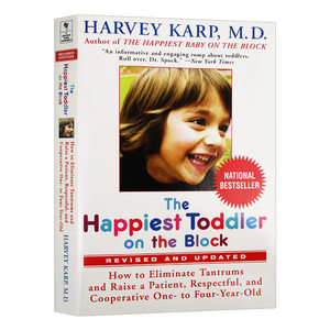 卡普儿童行为手册 高效父母身体力行的教养法则 Happiest Toddler On The Block 英文原版育儿教程 进口英语家庭教育书籍
