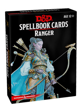 D&D Spellbook Cards Ranger 龙与地下城魔法书卡片 游侠 英文原版生活艺术读物 进口英语书籍