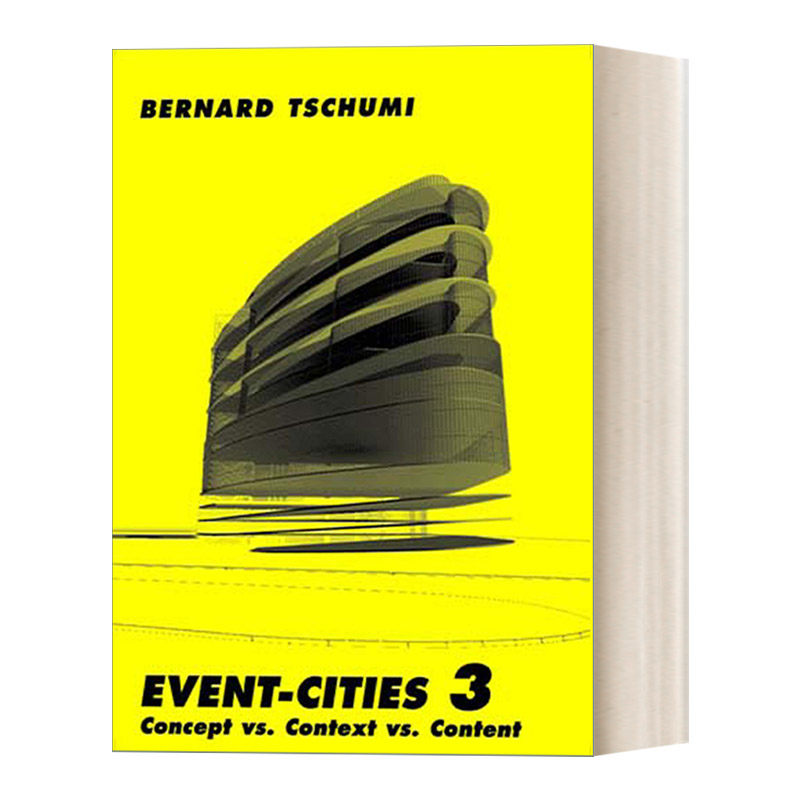 英文原版 Event-Cities 3 The MIT Press 城市项目3 概念 语境 内容 建筑 Bernard Tschumi伯纳德·屈米 英文版 进口英语原版书籍