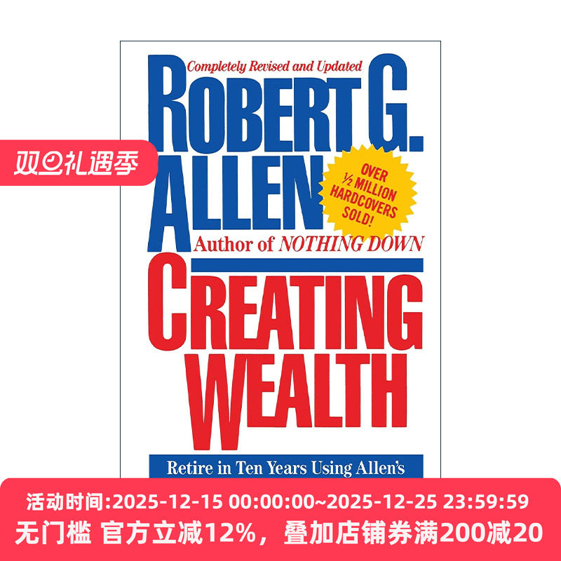 英文原版 Creating Wealth 创造财富 罗伯特·G·艾伦英文版 进口英语原版书籍