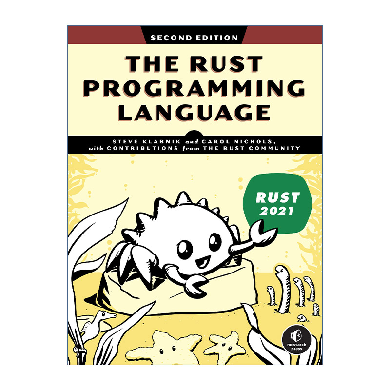 英文原版 The Rust Programming Language Rust权威指南 第二版 计算机编程语言 Steve Klabnik 英文版 进口英语原版书籍