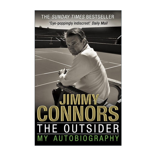 英文原版 The Outsider My Autobiography 吉米·康纳斯自传 美国前职业网球运动员 英文版 进口英语原版书籍
