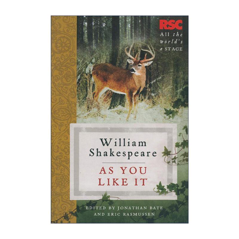 英文原版 As You Like It 莎士比亚 皆大欢喜 英国皇莎剧团 戏剧导读版 The RSC Shakespeare 英文版 进口英语原版书籍
