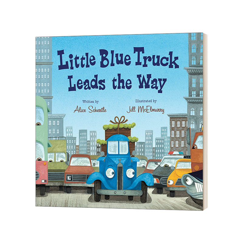 Little Blue Truck Leads the Way   蓝色小卡车带路 绘本纸板书 - 实物图