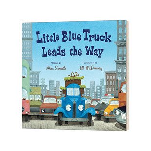 Little Blue Truck Leads the Way   蓝色小卡车带路 绘本纸板书
