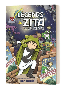 星际女英雄的传奇 Legends Of Zita The Spacegirl 英文原版儿童读物 进口英语书籍