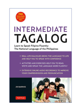 原版 Intermediate Tagalog 中级菲律宾语教程 含配套音频 进口原版书籍