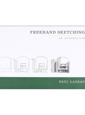 英文原版 Freehand Sketching 手绘草图 建筑设计 Paul A. Laseau 英文版 进口英语原版书籍