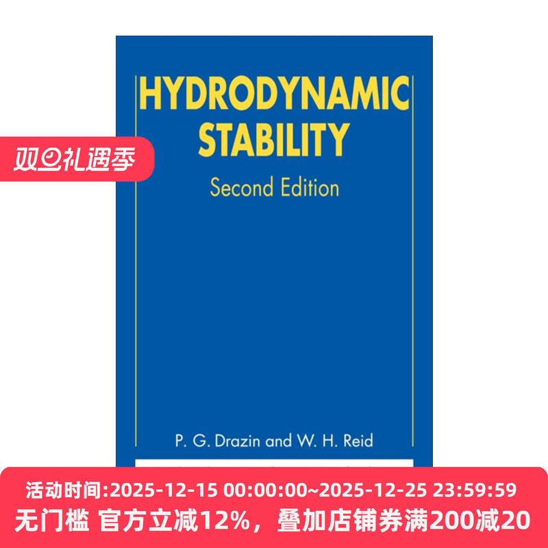Hydrodynamic Stability 流体稳定性 剑桥数学图书馆系列