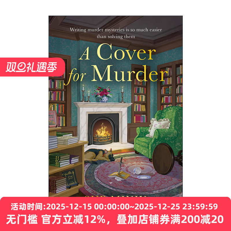 英文原版 A Cover for Murder 谋杀的封面 Sue Minix畅销悬疑小说 书店迷案系列 英文版 进口英语原版书籍
