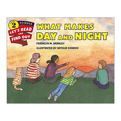 英文原版 Let's Read and Find Out 2 What Makes Day and Night 自然科学启蒙阅读与发现2级 白天与黑夜 英文版 进口英语原版书籍