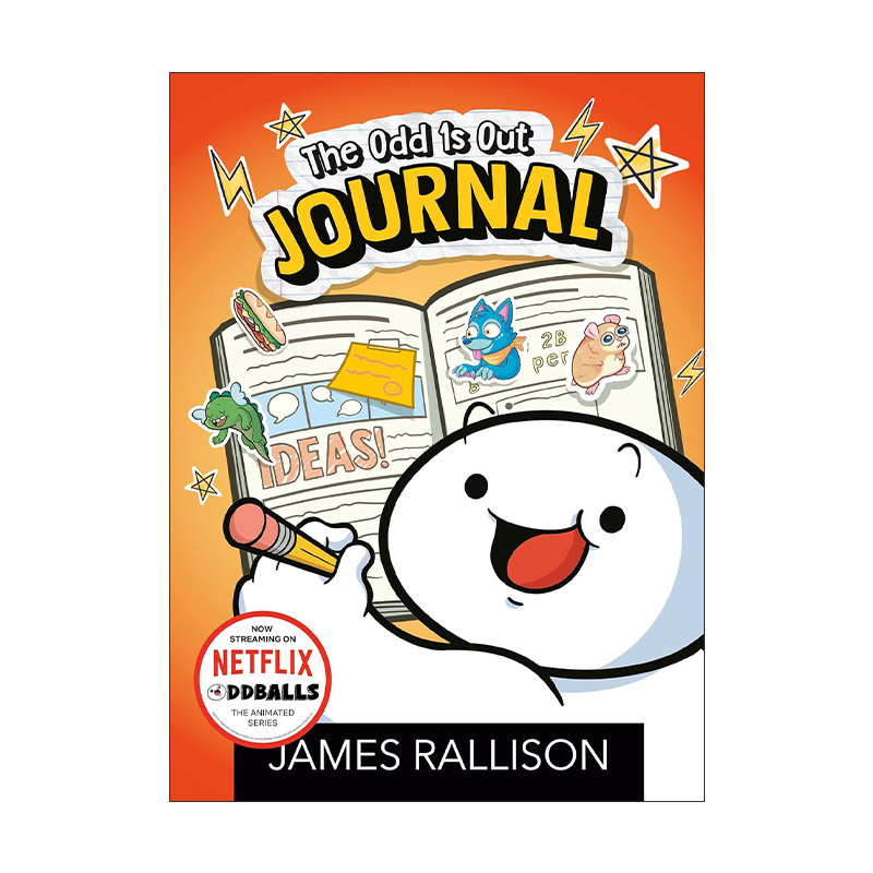 英文原版 The Odd 1s Out Journal 奇数是不可能的 漫画 游戏互动日记簿 James Rallison 英文版 进口英语原版书籍