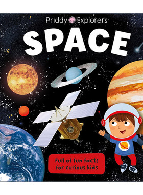 英文原版 Priddy Explorers Space 太空 儿童天文宇宙科普百科精装绘本 英文版 进口英语原版书籍