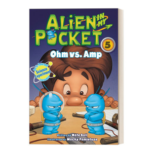 外星人5 儿童初级桥梁章节读物 Pocket vs. Amp Ohm 英文原版 Alien 口袋里
