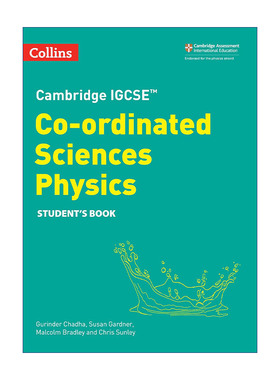 英文原版 Collins Cambridge IGCSE Co-ordinated Sciences Physics Student's Book 柯林斯剑桥国际初中协调科学物理学生用书
