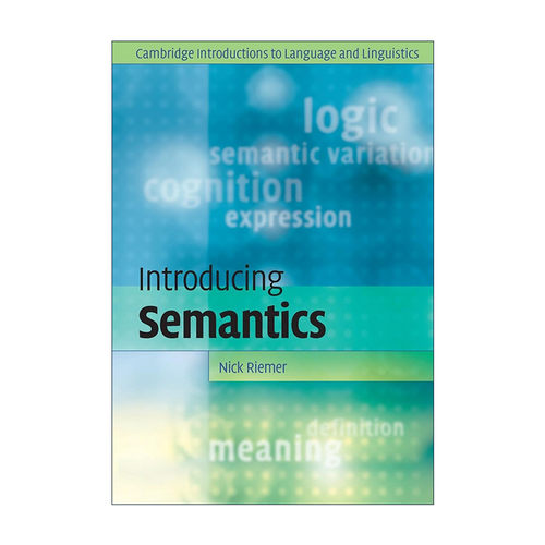 英文原版 Introducing Semantics 语义学导论 剑桥语言和语言学导论系列 英文版 进口英语原版书籍