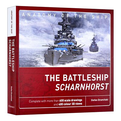 战舰沙恩霍斯特精装英文原版