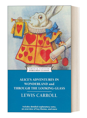 英文原版 Alice's Adventures in Wonderland and Through the Looking-Glass 爱丽斯镜中奇遇记 Enriched Classics系列 英文版