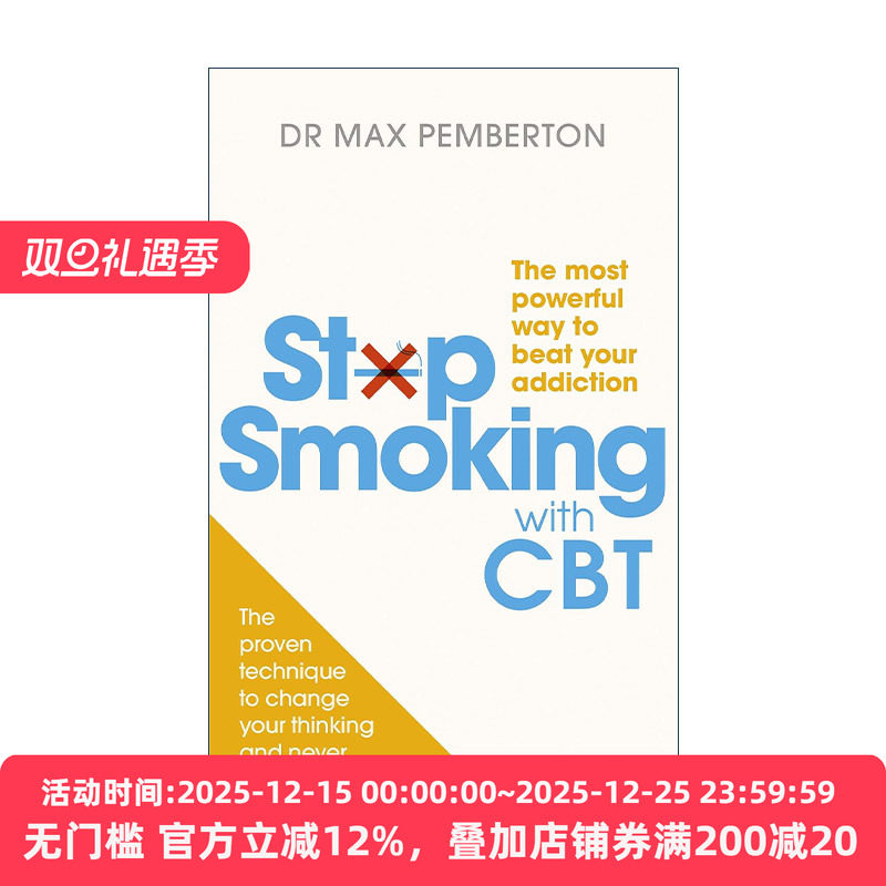 英文原版 Stop Smoking with CBT 认知行为疗法 CBT戒烟法 Max Pemberton 英文版 进口英语原版书籍