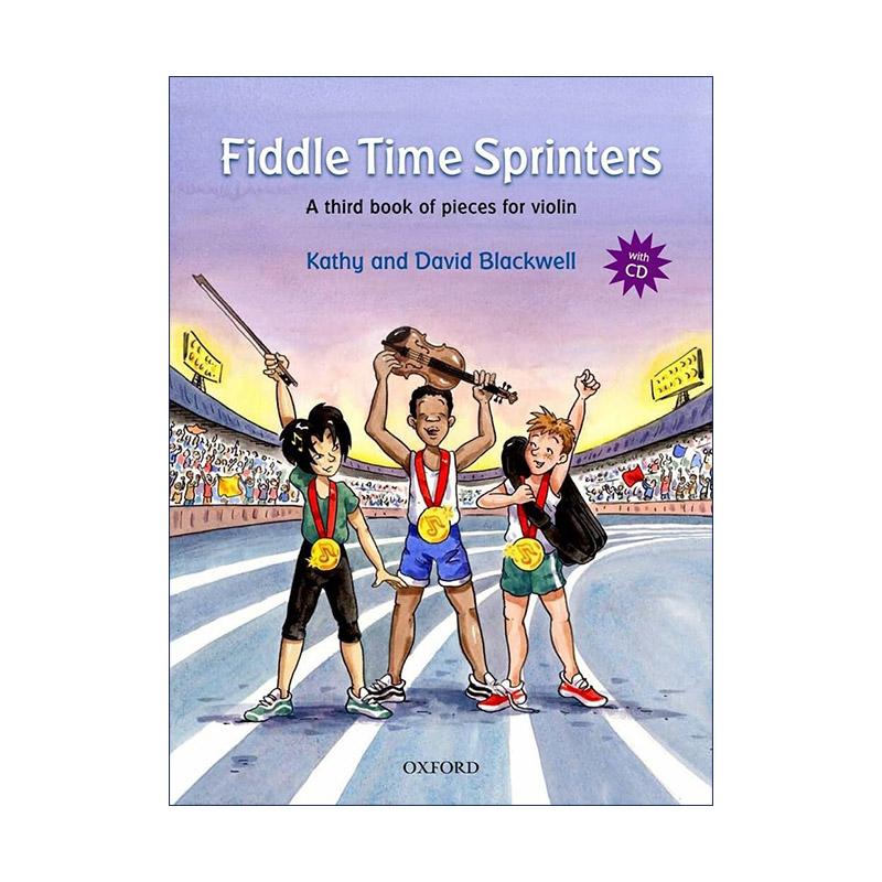 英文原版 Fiddle Time Sprinters 牛津小提琴时光 冲刺教材 入门进阶3 ABRSM英皇考级小提琴启蒙教材 英文版 进口英语原版书籍