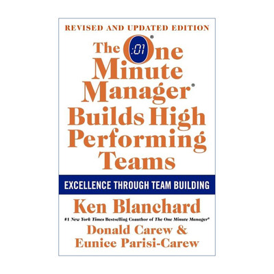 英文原版 The One Minute Manager Builds High Performing Teams一分钟经理人 打造高效团队情境领导的四种风格精装修订版进口书