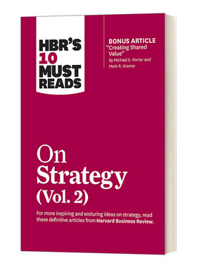 哈佛商业评论管理必读 战略 第二卷 HBR's 10 Must Reads on Strategy Vol. 2 英文原版企业管理读物 进口英语书籍