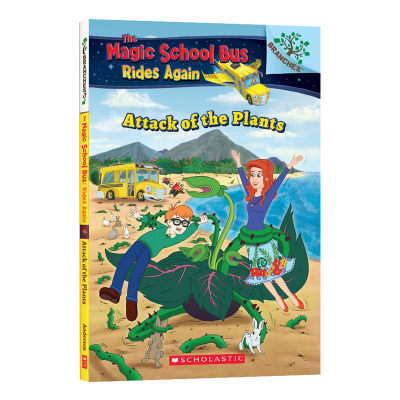 神奇校车再出发5 学乐大树系列 The Magic School Bus Rides Again #5 The Attack Of The Plants 英文原版儿童读物 进口英语书籍