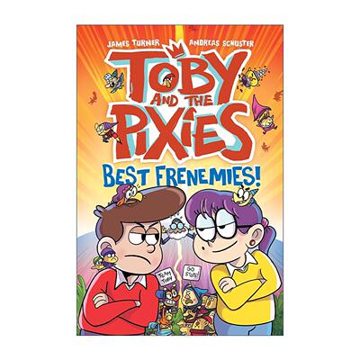 英文原版 Toby and the Pixies Best Frenemies 托比与小精灵2 *好的宿敌 儿童幽默漫画 英文版 进口英语原版书籍
