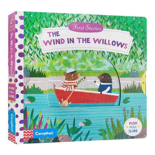 柳林风声  The Wind in the Willows 纸板机关操作书First Stories系列 童话篇 英文原版儿童英语启蒙绘本 亲子互动