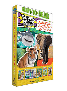 英文原版 Amazing Animals on the Go 旅途中的神奇动物系列6册盒装 英文版 进口英语原版书籍