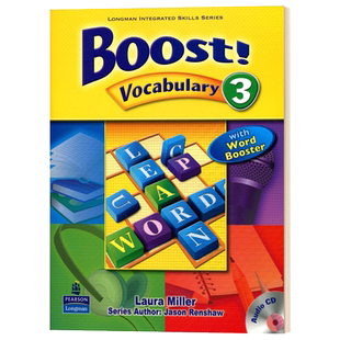 Boost! Vocabulary Level 3 Student Book with CD 英文原版大学教辅 进口英语书籍