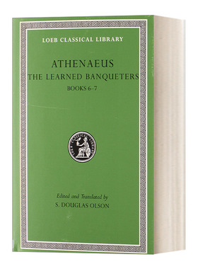 英文原版 The Learned Banqueters Volume III Books 6-7 智者之宴 卷三 第6-7册 希英对照版 洛布古典丛书 英文版 进口英语原版书