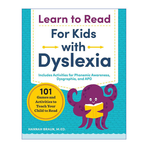 英文原版 Learn to Read for Kids with Dyslexia 阅读障碍儿童学习阅读卷1 教孩子阅读的101个游戏和活动 英文版 进口英语书籍