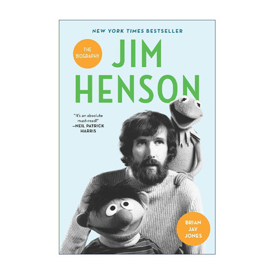 英文原版 Jim Henson 吉姆·亨森传 美国著名操纵木偶者 布偶大电影 Brian Jay Jones 英文版 进口英语原版书籍