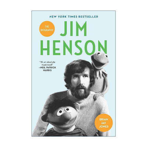 英文原版 Jim Henson 吉姆·亨森传 美国著名操纵木偶者 布偶大电影 Brian Jay Jones 英文版 进口英语原版书籍