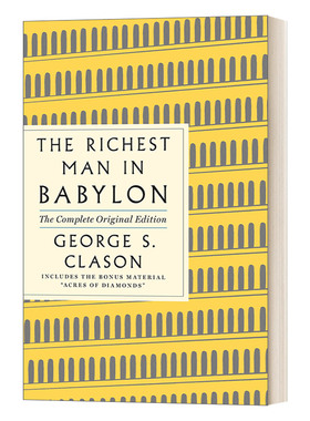 英文原版 The Richest Man in Babylon - A GPS Guide to Life 巴比伦富翁的理财课 有史以来完美的致富手册 英文版 进口英语书