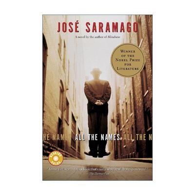 英文原版 All The Names 所有的名字 萨拉马戈 诺贝尔奖得主 英文版 进口英语原版书籍